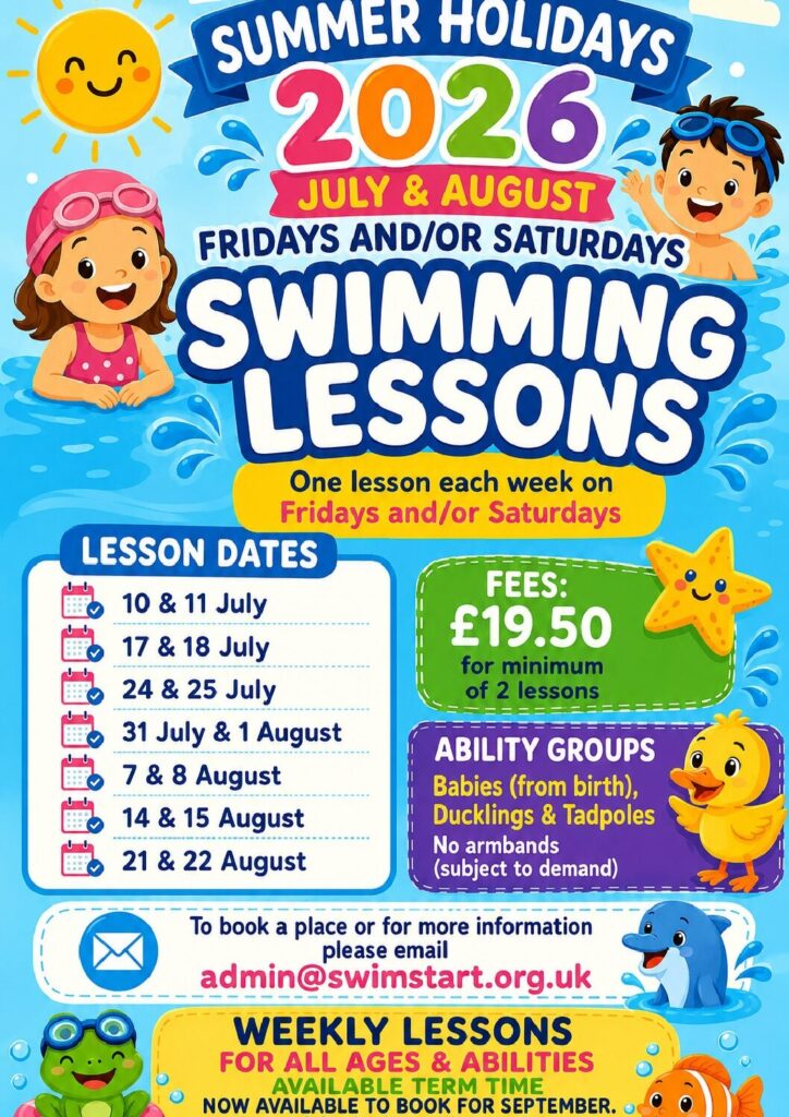 Summer 2026 July & August lessons